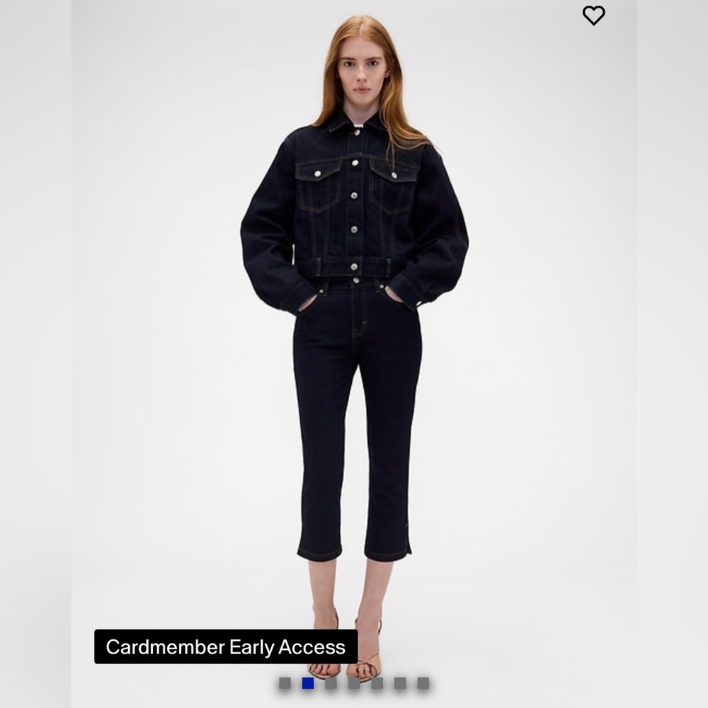 Gap x Victoria Beckham Low Rise Capri Jeans - Picture 2 of 6
